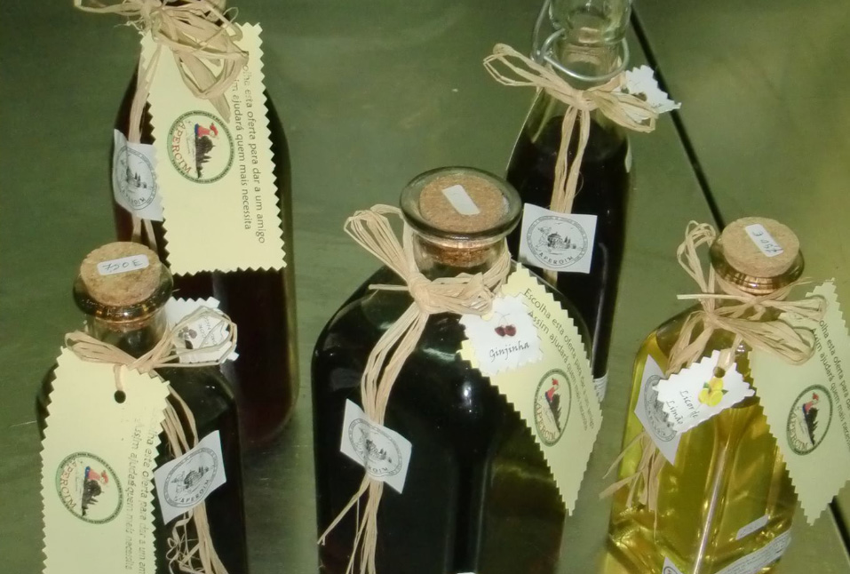 Doces e licores caseiros